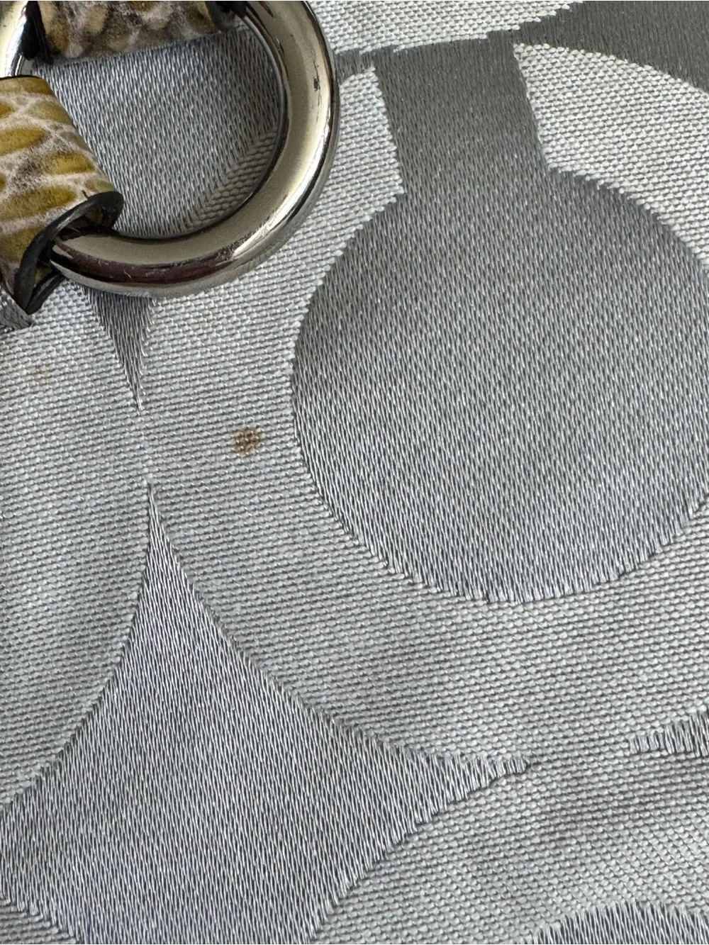 Coach Gray Madison Sophia Satchel with Snakeskin Trim